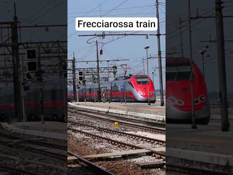 Short/Reel: Frecciarossa fastest train #railway #trainspotting #train #trains #europe #italy #pociąg #züge #1k