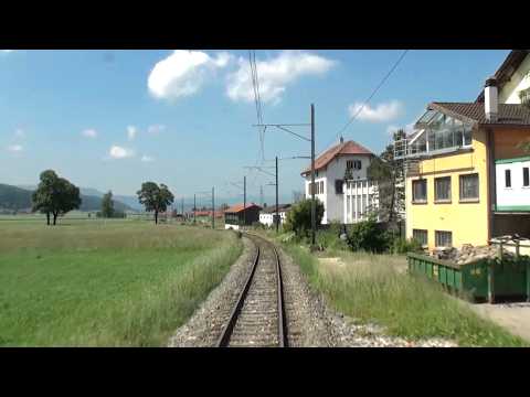Video: ★ 🇨🇭 La Chaux-de-Fonds - Les Ponts-de-Martel cab ride, Switzerland [7.7.2013] Swiss train ride