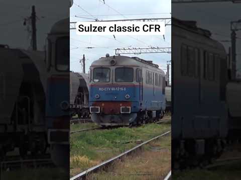 Short/Reel: Sulzer classic CFR LDE #train #railway #romania #trainspotting #zug #sulzer #diesel #old #locomotive