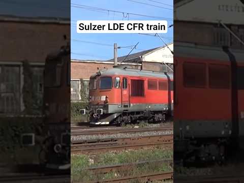 Short/Reel: Diesel electric locomotive CFR #train #railway #cfr #sulzer #romania #trainspotting #old #locomotive