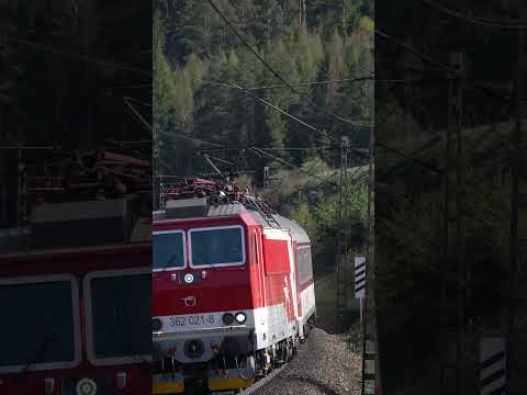 Short/Reel: ZSSK 362.021 hauling through Gánovce as a Os train from Košice to Poprad