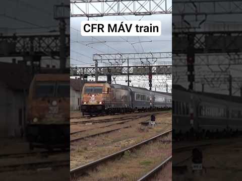 Short/Reel: CFR MÁV train #europe #train #romania #railway #cfr #trainspotting #rail #locomotive #power #zug #1k