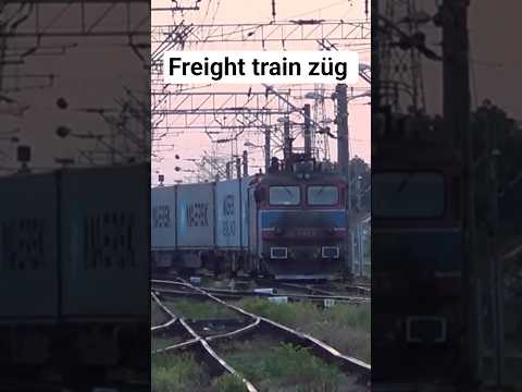 Short/Reel: Freight train #train #railway #trainspotting #railroad #romania #cfr #big #locomotive #rail #zug #1k
