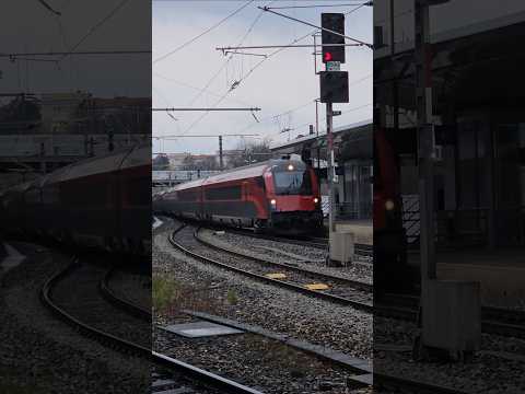 Short/Reel: Double Railjet at Meidling #trainspotting