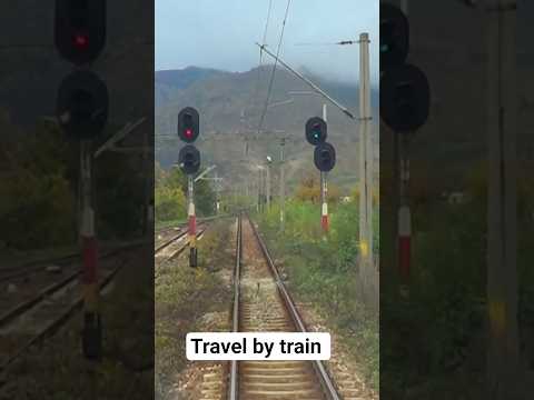Short/Reel: travel by CFR train #train #railway #europe #travel #locomotive #zug #beautiful #rail #railroad #voz