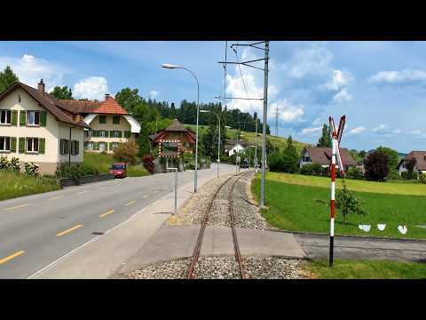 Video: ★ 🇨🇭 Melchnau - St. Urban - Langenthal cab ride [22.5.2011] Line has been partly demolished