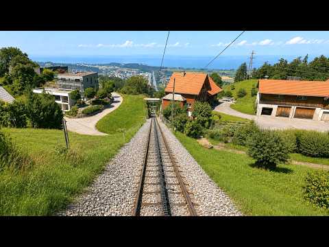 Video: ★ 4K 🇨🇭 Rheineck - Walzenhausen - Rheineck cab ride, Switzerland [07.2021]