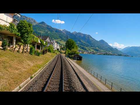 Video: ★ 4K 🇨🇭 Lucerne - Meiringen - Interlaken Ost express scenic train cab ride, Switzerland [05.2026] Zb