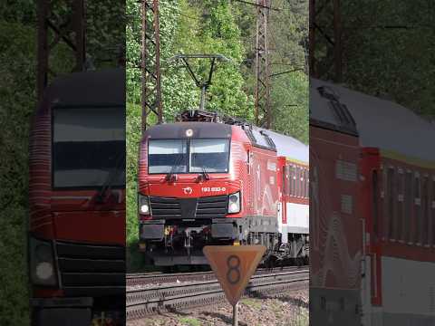 Short/Reel: New Zssk Vectron hauling a Tatran into Liptovský Mikuláš