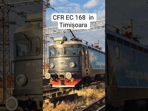 Short/Reel: CFR EC 168 la manevra in Timișoara #train #railway #romania #trainspotting #europe #old #big #trains
