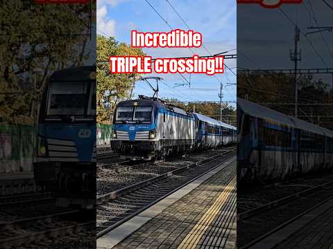 Short/Reel: All tracks occupied at Praha Klánovice! #railwaycontent #trainspotting #train