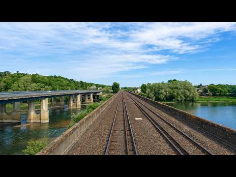 Video: ★ 4K 🇫🇷 Tours - Le Mans cab ride, France [05.2026] Führerstandsmitfahrt Frankreich