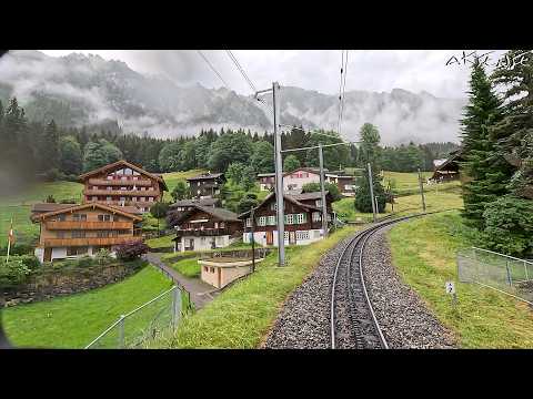 Video: Train Cab Ride – Lauterbrunnen to Kleine Scheidegg Switzerland | Driver POV | 4K 60p HDR