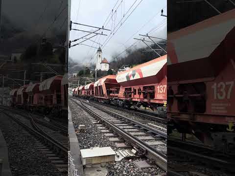Short/Reel: SBB Cargo 620.080-2+620.006-7 Flüelen 28/01/2025 #sbb #db #bahn #ferrocarril #eisenbahn #train