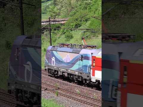 Short/Reel: One of the new slovak Vectrons pulling a Tatran