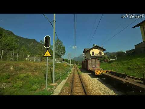 Video: 2/3 Cab ride Centovalli Railway Switzerland | Domodossola 🇮🇹 to Locarno 🇨🇭- Train Driver view 4K HDR