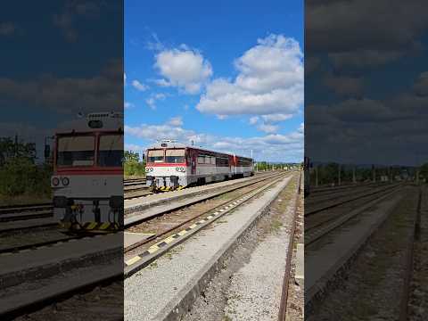 Short/Reel: Os 5383 to Trenčín departs from Bánovce nad Bebravou #train #railwaycontent #trainspotting