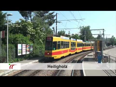 Video: ★ 🇨🇭 Aesch Dorf - Basel SBB tram cab ride [8.6.2013]