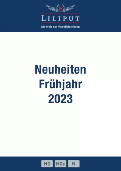 Novelties 2023 catalog - Liliput