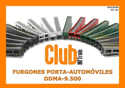 DDMA 9.500 car carriers freight wagons - MFTrain