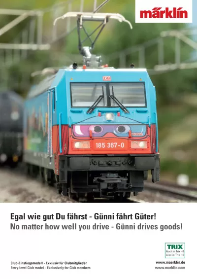 DB - Class 185.2 "Günni" electric locomotive - Märklin