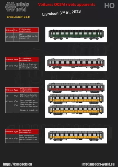 OCEM passenger coaches - LS Models