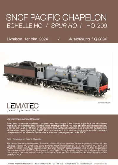 SNCF Pacific Chapelon - Lematec