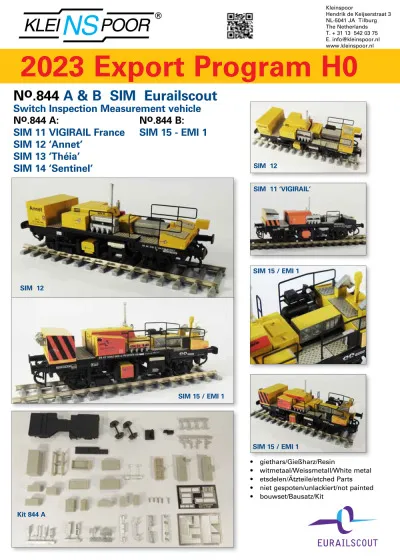 Export Program 2023 - Kleinspoor