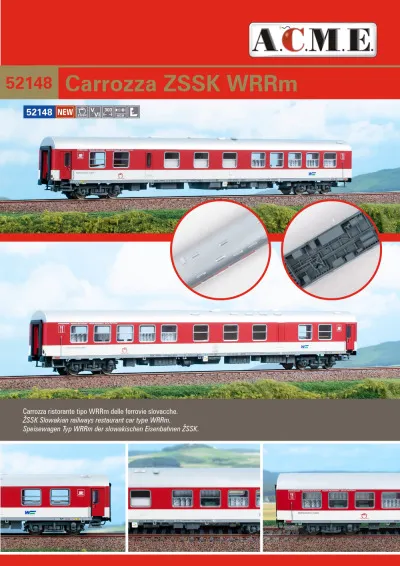 ŽSSK - Type WRRm restaurant car - ACME - Anonima Costruzioni Modellistiche Esatte