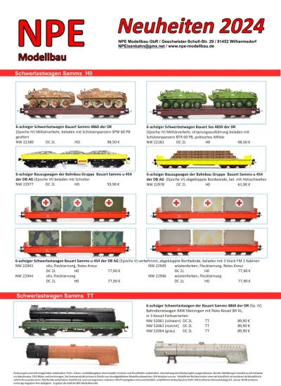 Novelties 2024 - NPE Modellbau GbR