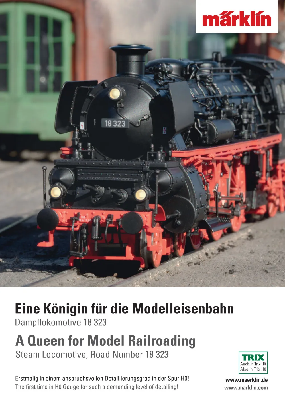 Märklin - Steam Locomotive, Road Number 18 323