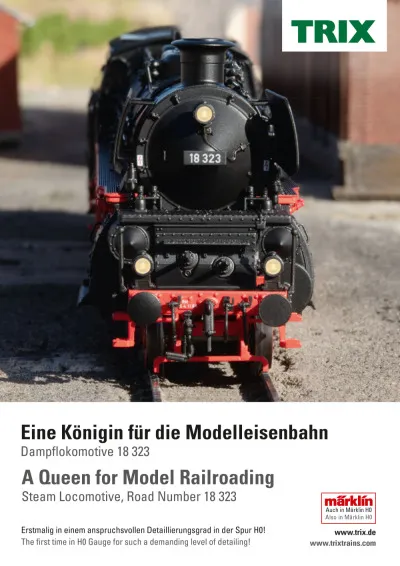 Steam Locomotive, Road Number 18 323 - Trix