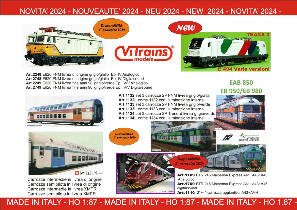 ViTrains - Novità 2024