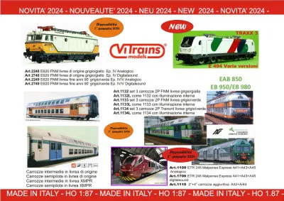 Novità 2024 - ViTrains