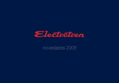 Novedades 2008 - Electrotren
