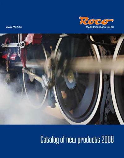 Catalog of new products 2008 - Roco