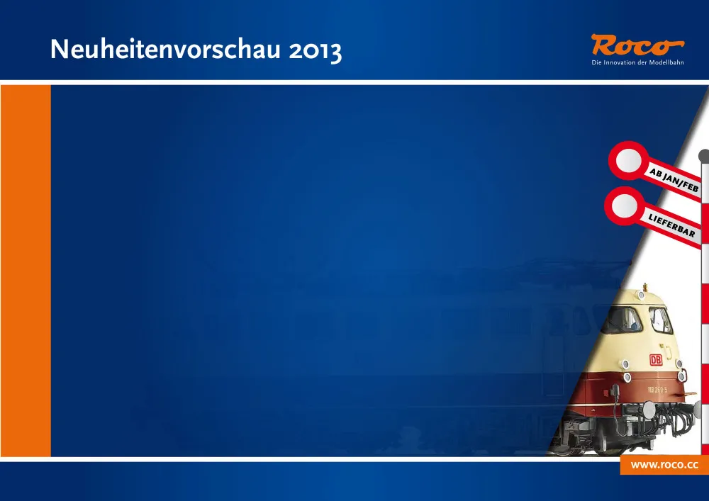 Roco - Neuheitenvorschau 2013