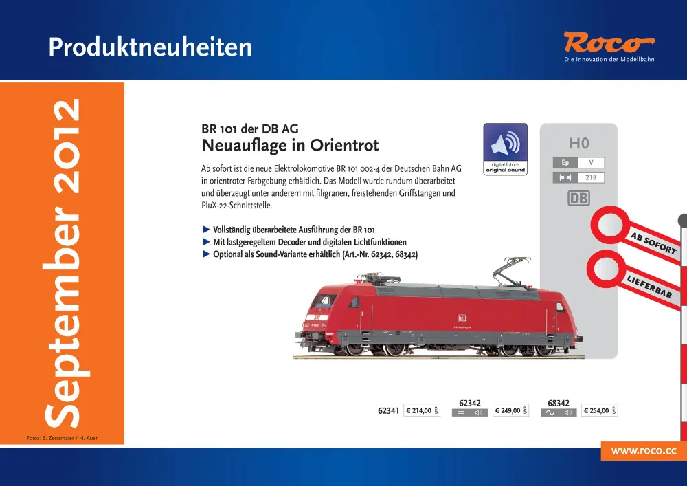 Roco - Produktneuheiten September 2012
