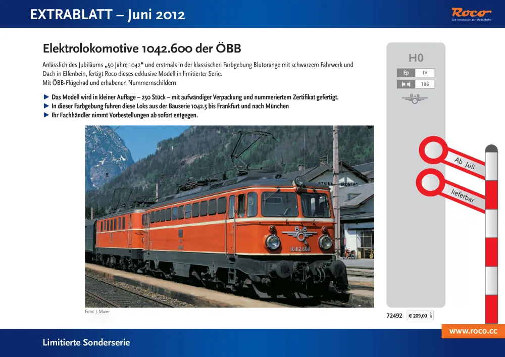 Roco - EXTRABLATT - Juni 2012