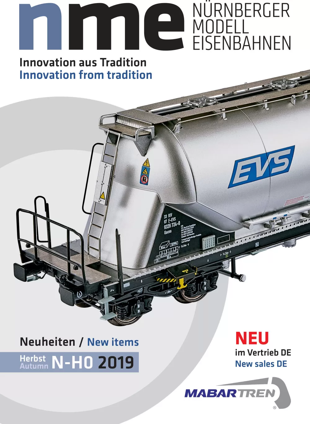 NME - Nürnberger ModellEisenbahnen - Autumn news 2019 catalog