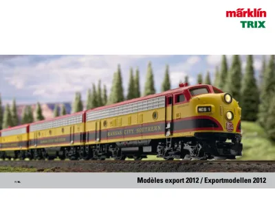 Modèles export 2012 / Exportmodellen 2012 - Märklin