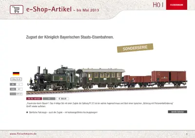 e-Shop-Artikel - bis Mai 2013 - Fleischmann