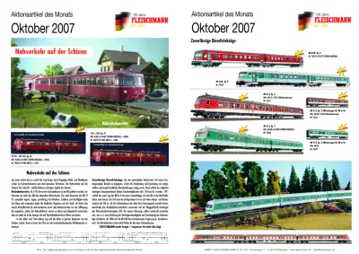 Aktionsartikel des Monats Oktober 2007 - Fleischmann