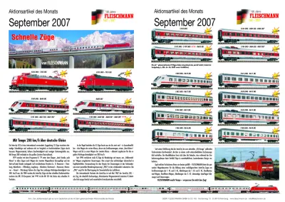 Aktionsartikel des Monats September 2007 - Fleischmann