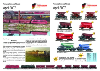 Aktionsartikel des Monats April 2007 - Fleischmann