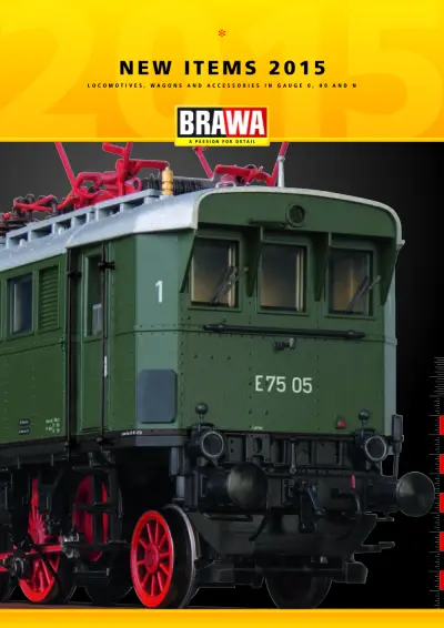New Items 2015 - Brawa