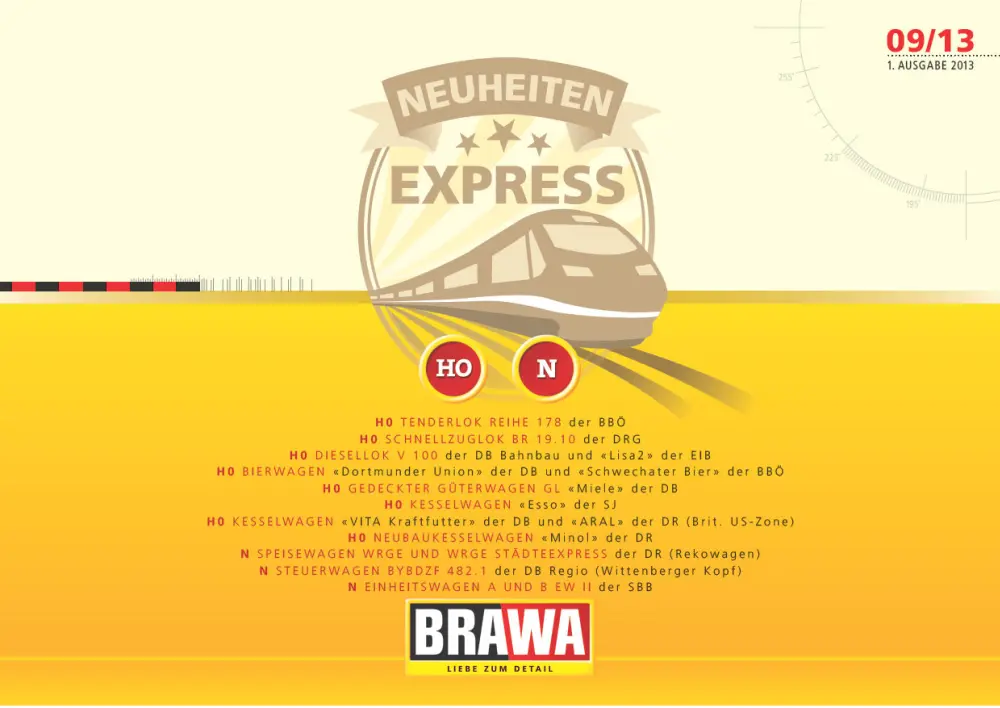 Brawa - Neuheiten Express - 1. Ausgabe 2013