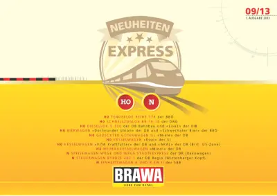 Neuheiten Express - 1. Ausgabe 2013 - Brawa