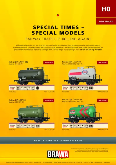 Special Times - Special Models - Brawa