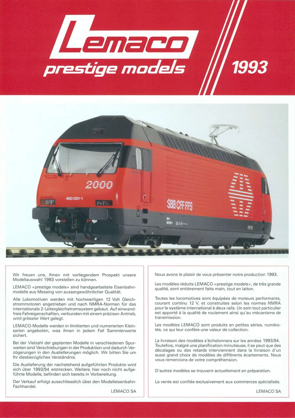 Lemaco - Modellauswahl